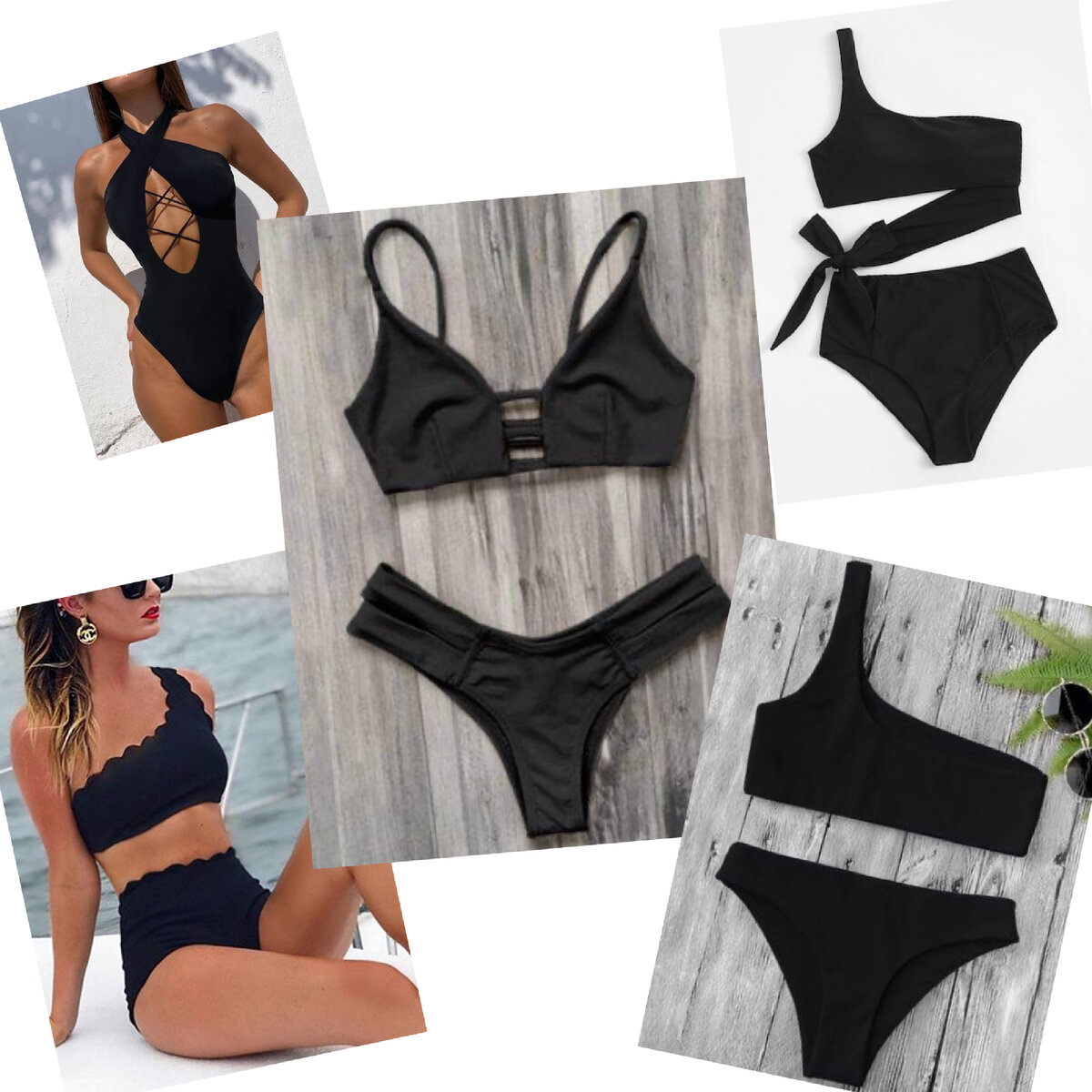 Чёрный цвет купальника актуален во все времена. Даже при наличии лишнего веса благодаря купальнику можно скорректировать любую фигуру.