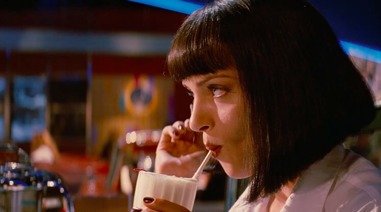 Кадры из фильма "Криминальное чтиво"  фильм 1994 года .