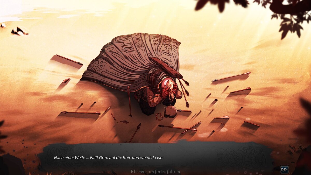 Кадр из хорошей игры Dead In Vinland.