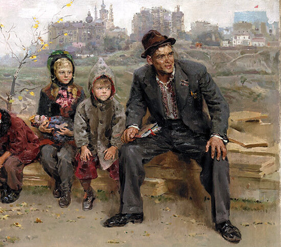 Где проходил знаменитый матч с картины Сергея Григорьева | Картины с ...