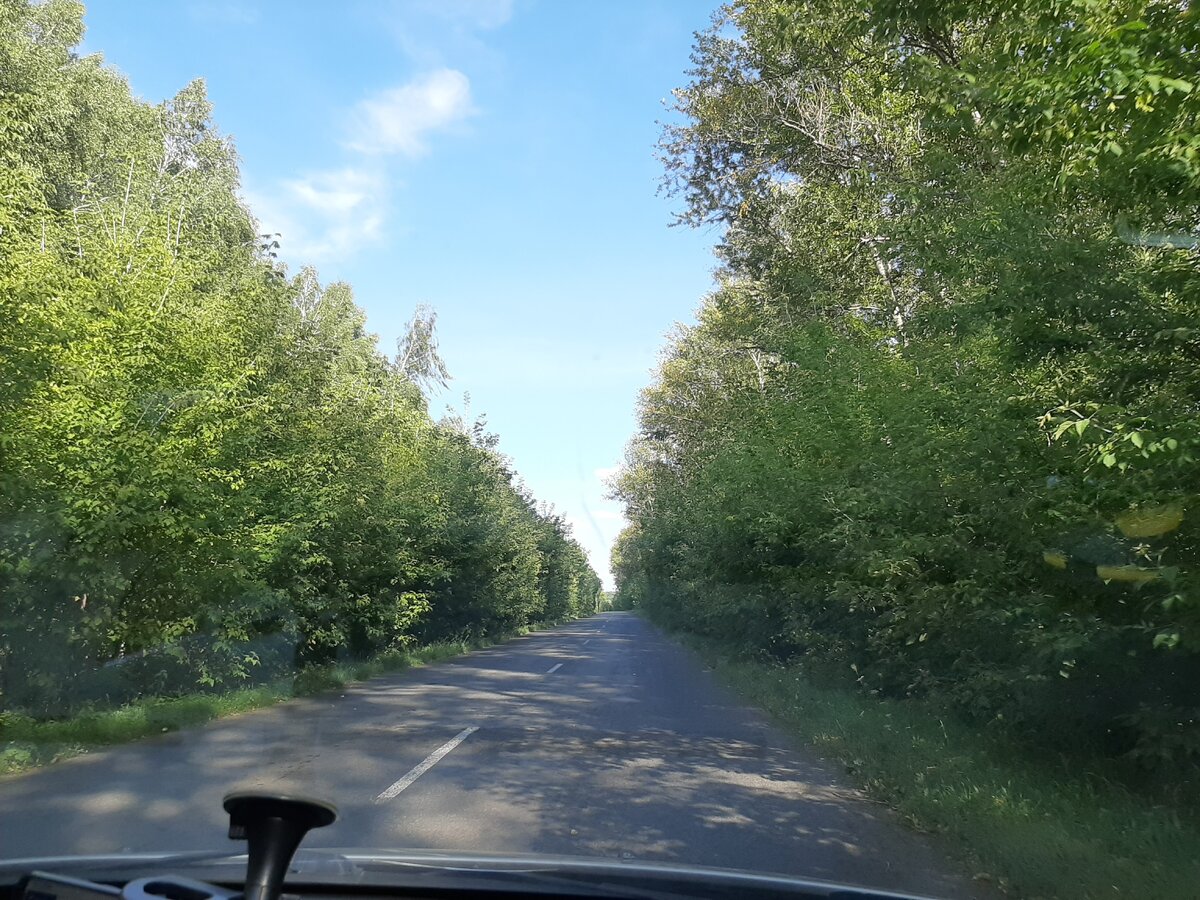 Выезд из села Солдатское