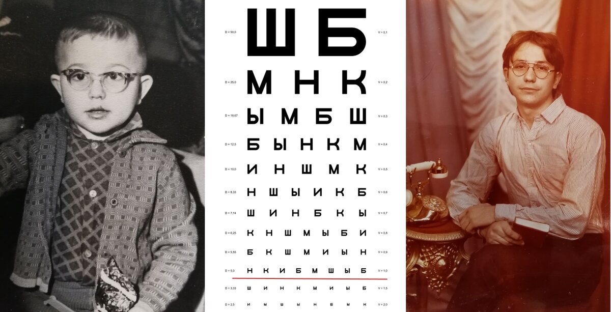 1. Back in the USSR.  В очках и шоколаде. 2. Таблица Сивцева, в которой обычно заклеивают нижние две строчки. 3.1984 г. очки - ненужный аксессуар?
