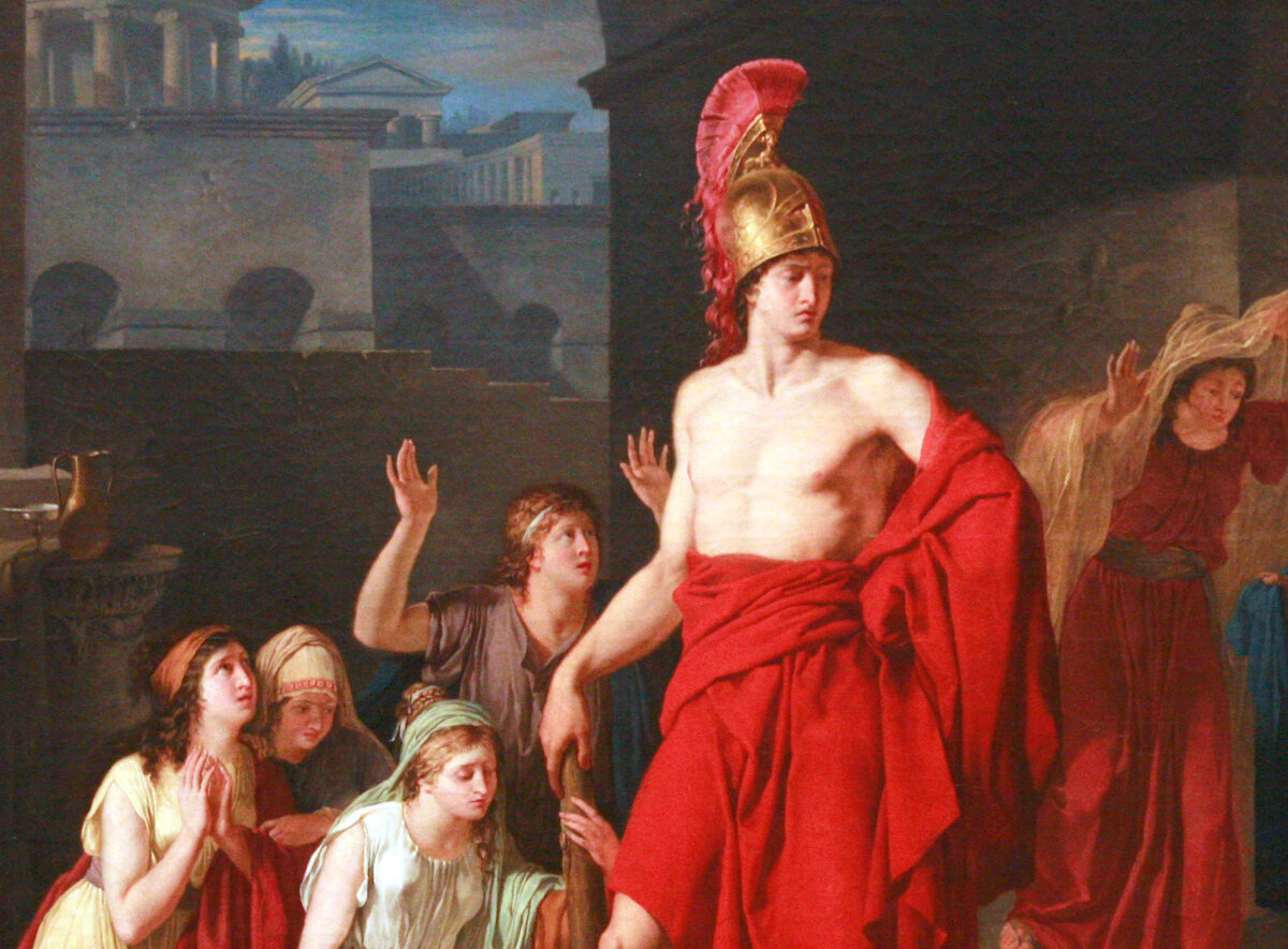 Тесей, победивший Минотавра — Charles-Édouard Chaise (1759-1798)