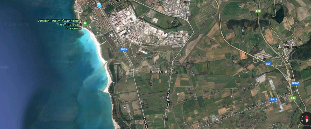 участок с сервиса google maps