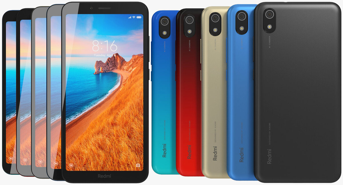 Все цвета Redmi 7a