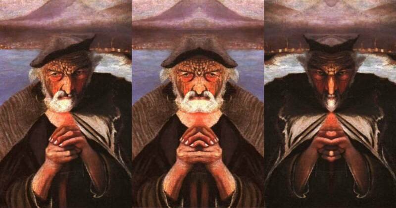 Картина "Старый рыбак". Тивадар Костка Чонтвари. Фото из Яндекс Картинки