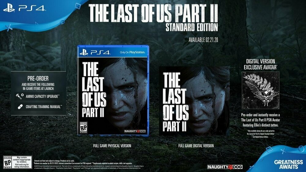 The last of us: part 2 "standard edition"