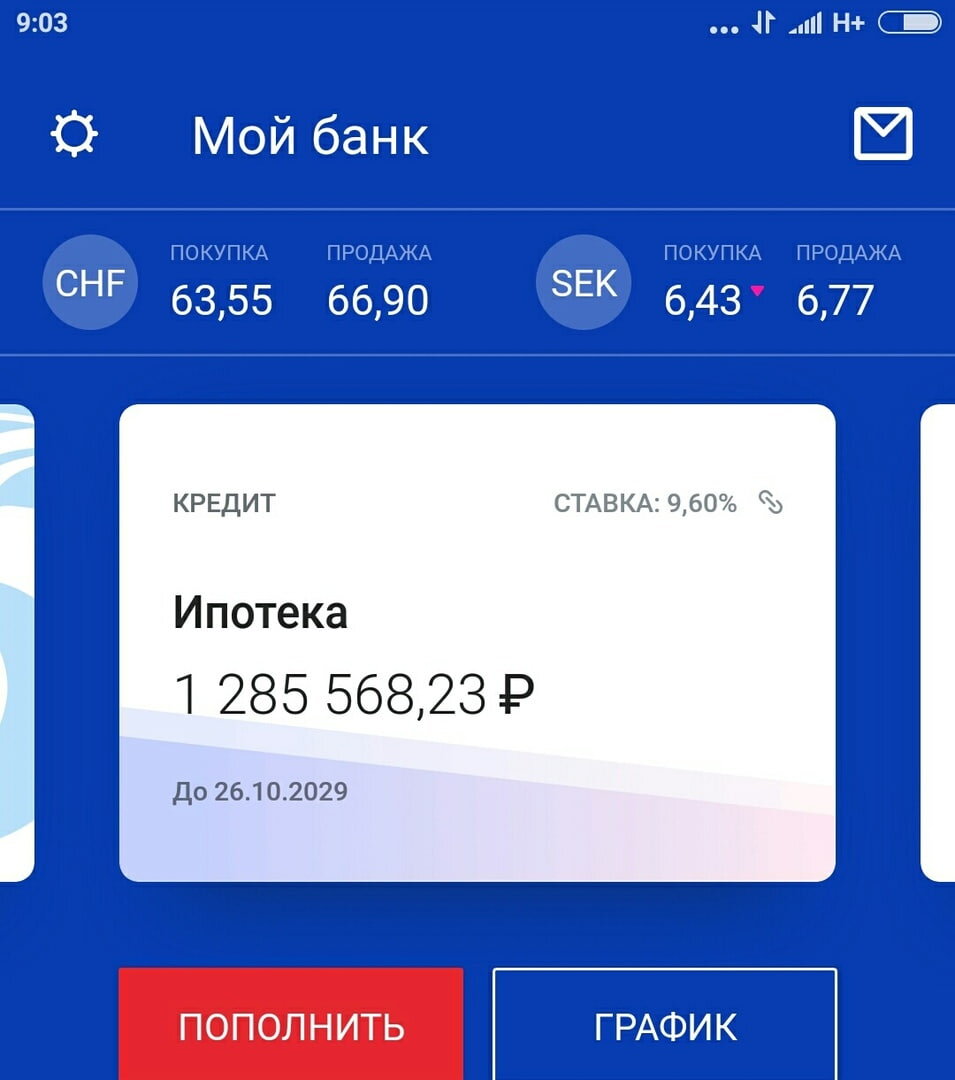 Мой остаток по основному долгу (вчера внесла сверх обычного ежемесячного платежа плюсом 11 тысяч)