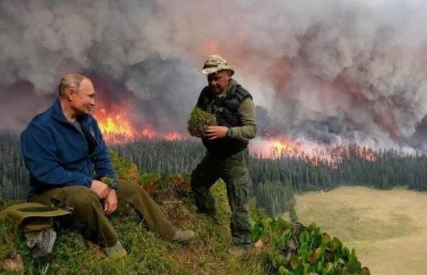 Фото отдыха главнокомандующего разошлось на мемы