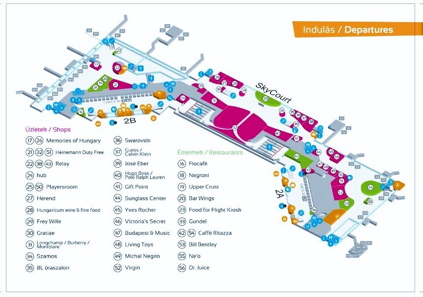 Схема аэропорта взята с интернета