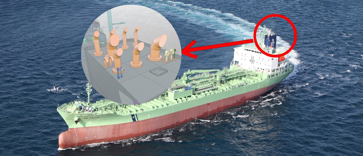 Крыша шахты машинного отделения.