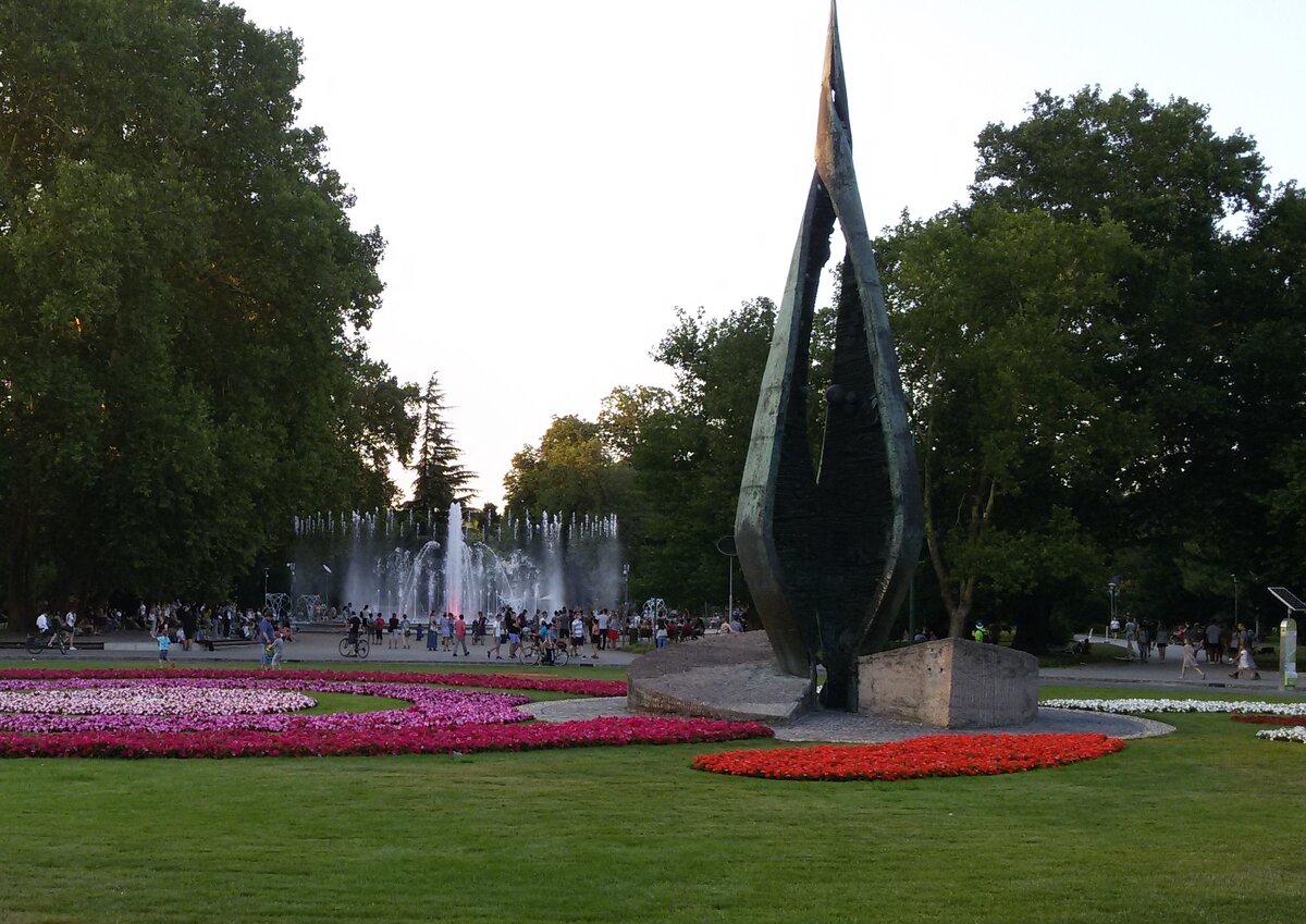 Парк на острове Магрит. Фото автора