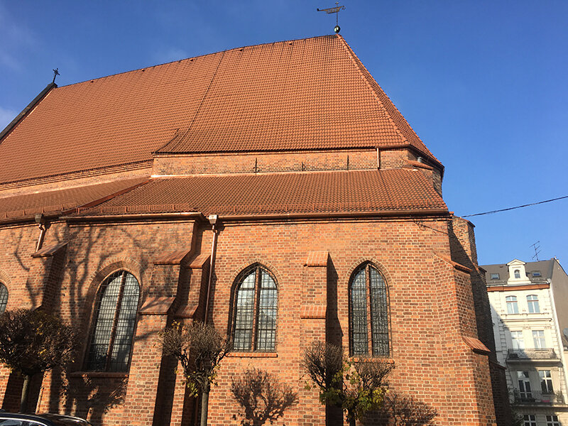 Костёл св. Мартина в Познани. Ноябрь 2019 г.