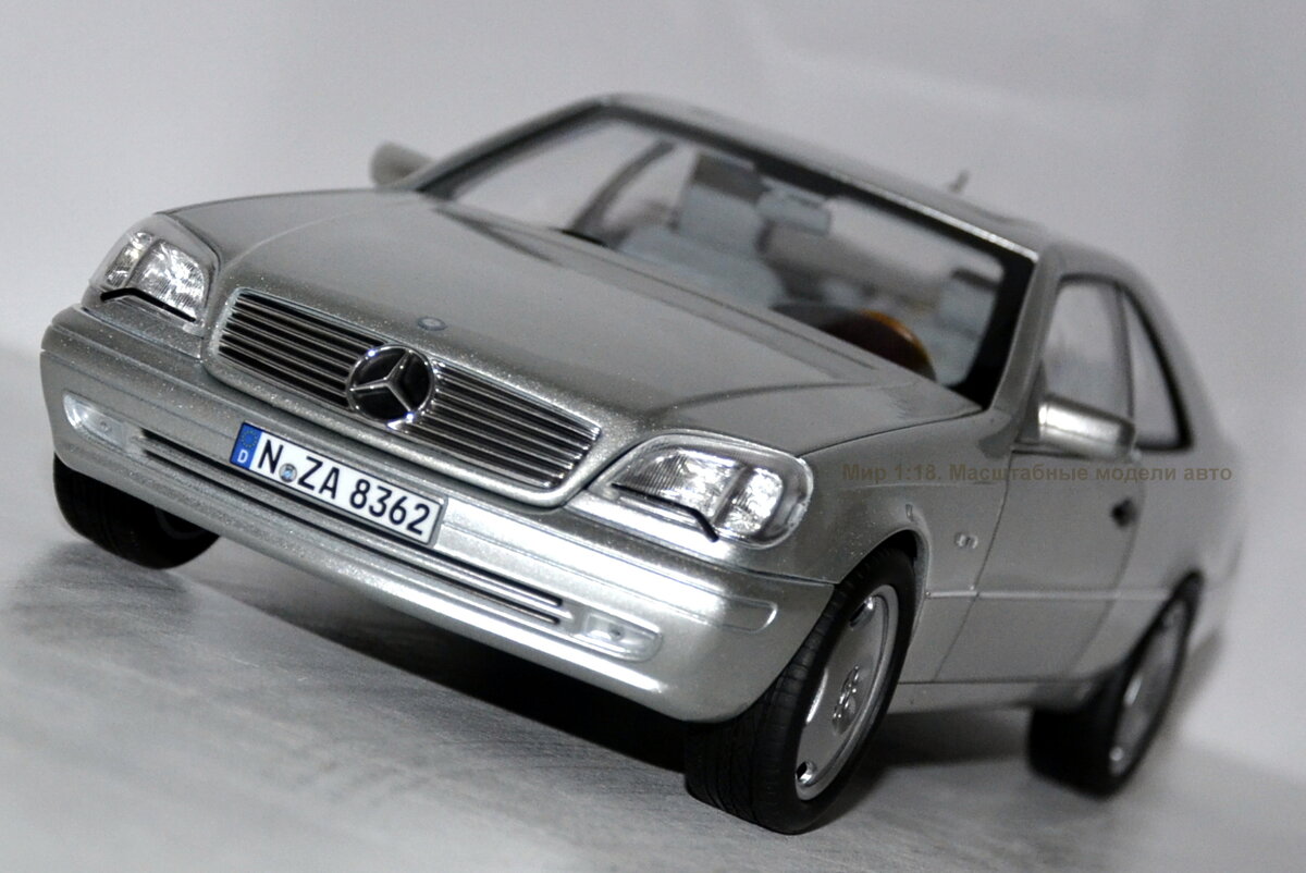 Mercedes CL600 W140 1997 в масштабе 1/18 от компании Norev | Мир 1:18.  Масштабные модели авто | Дзен