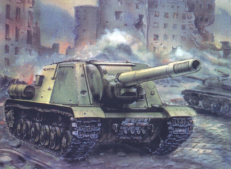САУ ИСУ-152. Взято с общедоступного интернет-ресурса. 
