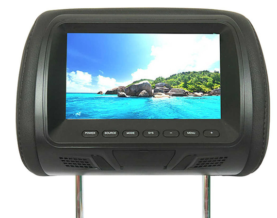 Фото 1. Подголовник с монитором станет прекрасным дополнением к вашему авто