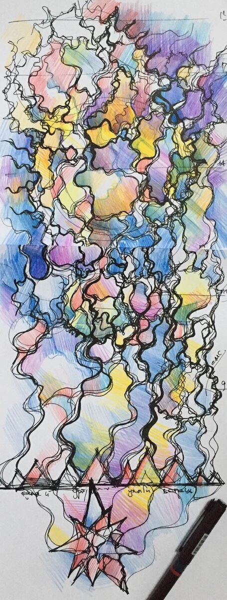 Работа Павла Пискарёва, нейрохудожник, 2019
