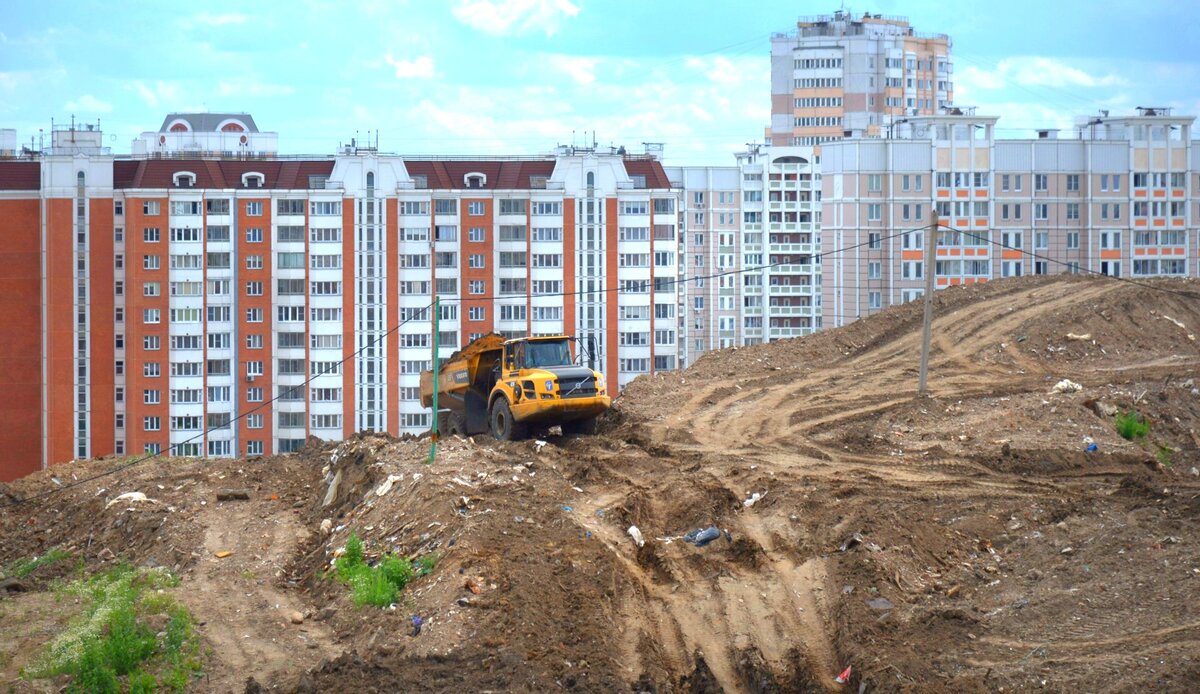 Некрасовка свалка и новостройки фото