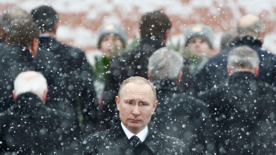 Владимир Путин у Могилы неизвестного солдата