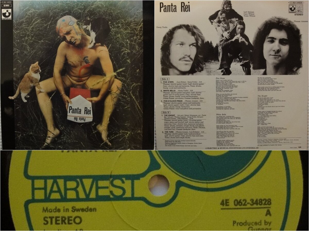  Обложка виниловой пластинки группы «Panta Rei». www.discogs.com