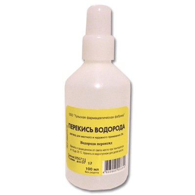 Да, это аптечная перекись водорода. Важно -3%.