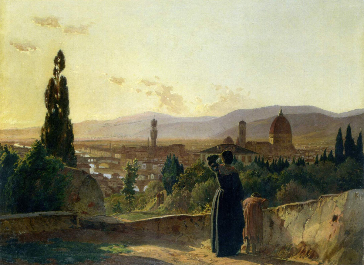 Флоренция. Николай Николаевич Ге, 1864
