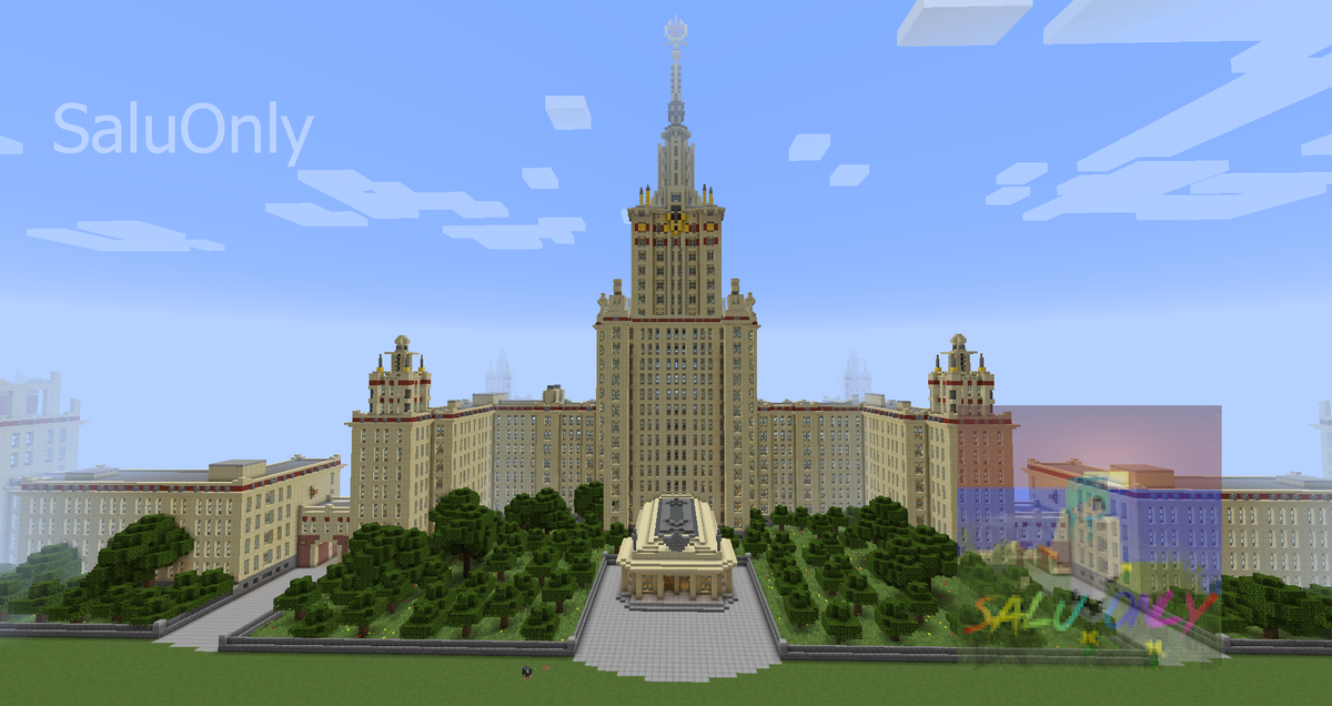 Карта москвы minecraft