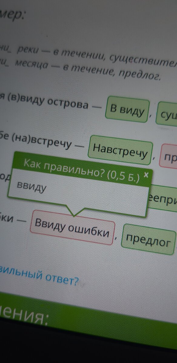 олин из распространённых видов ошибок