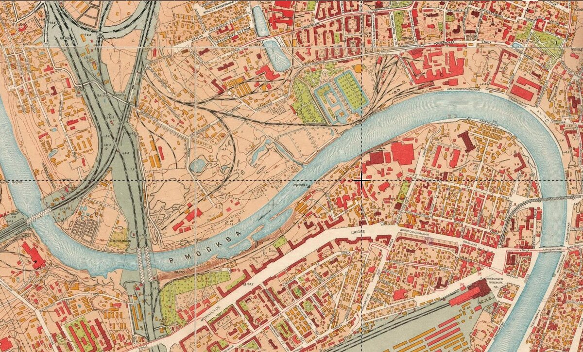 Карта москвы в 1939 году