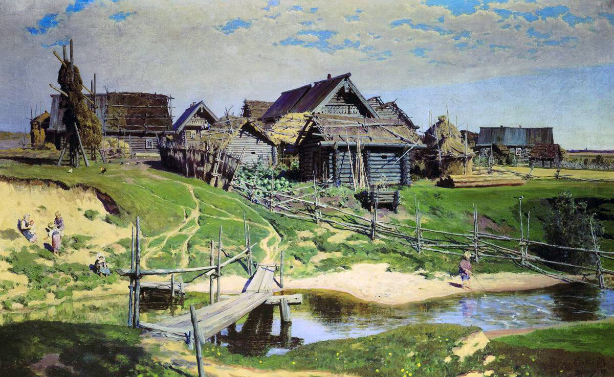 Вот моя деревня, вот мой дом родной.