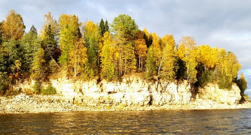 Вид на Орлецкое городище со стороны Северной Двины. Фото: ИА Regnum