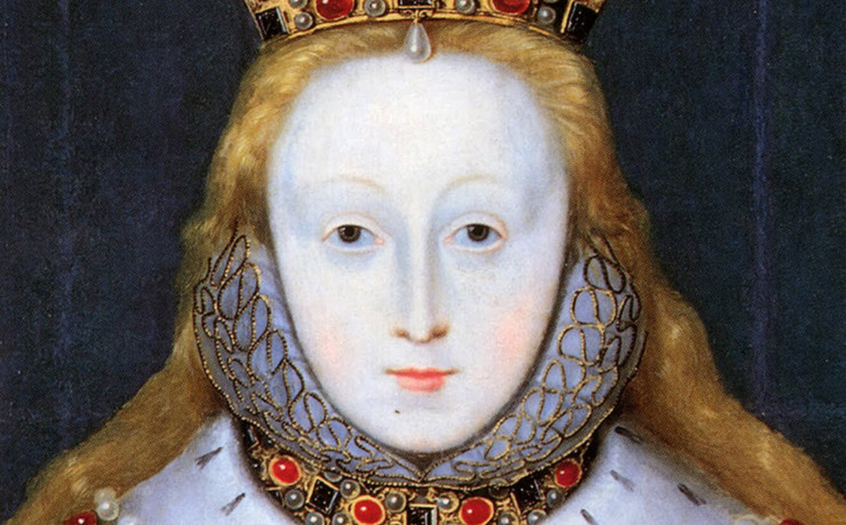 Фрагмент портрета королевы Елизаветы Первой