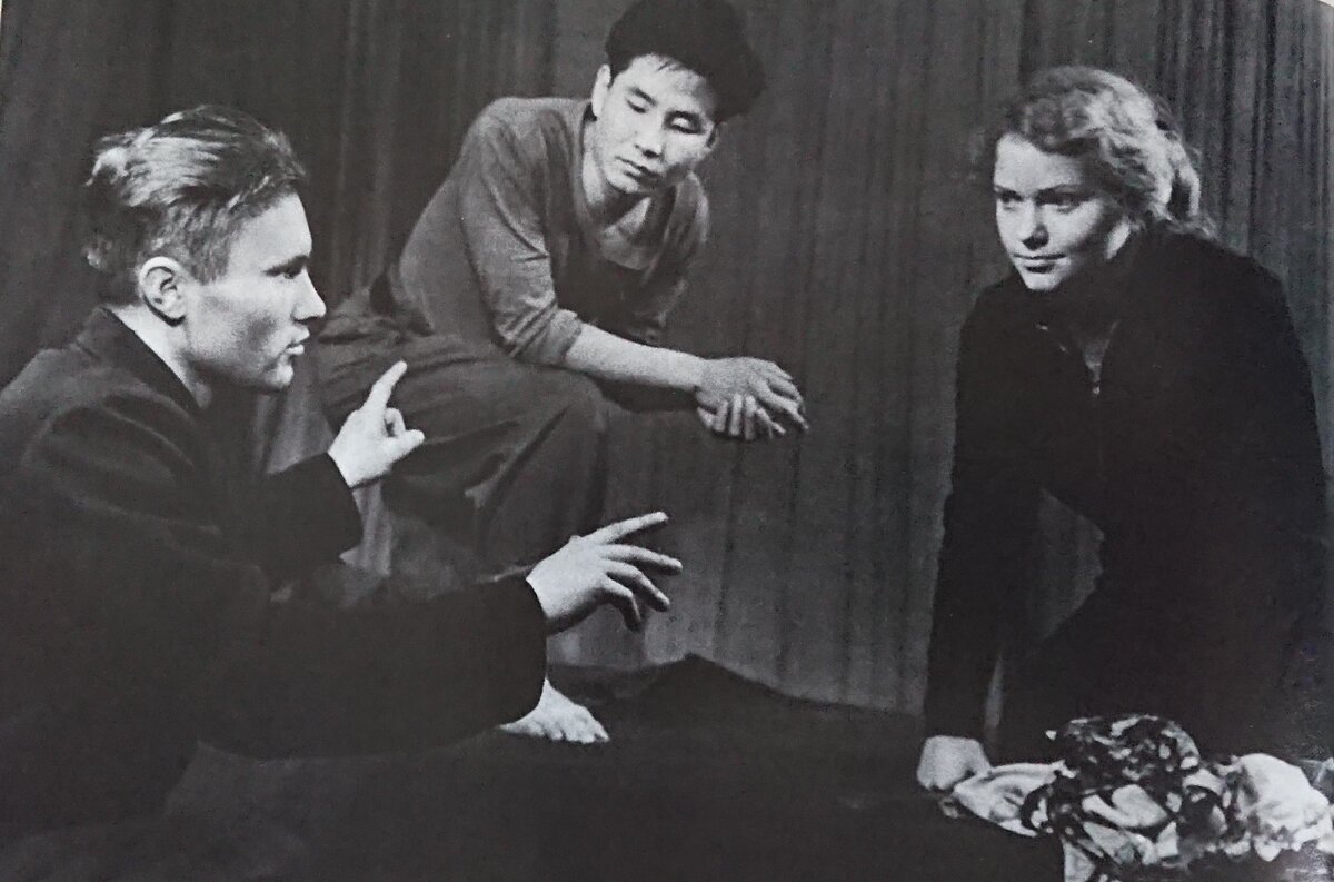 Однокурсники - Шукшин, Ким и Ирма Рауш.