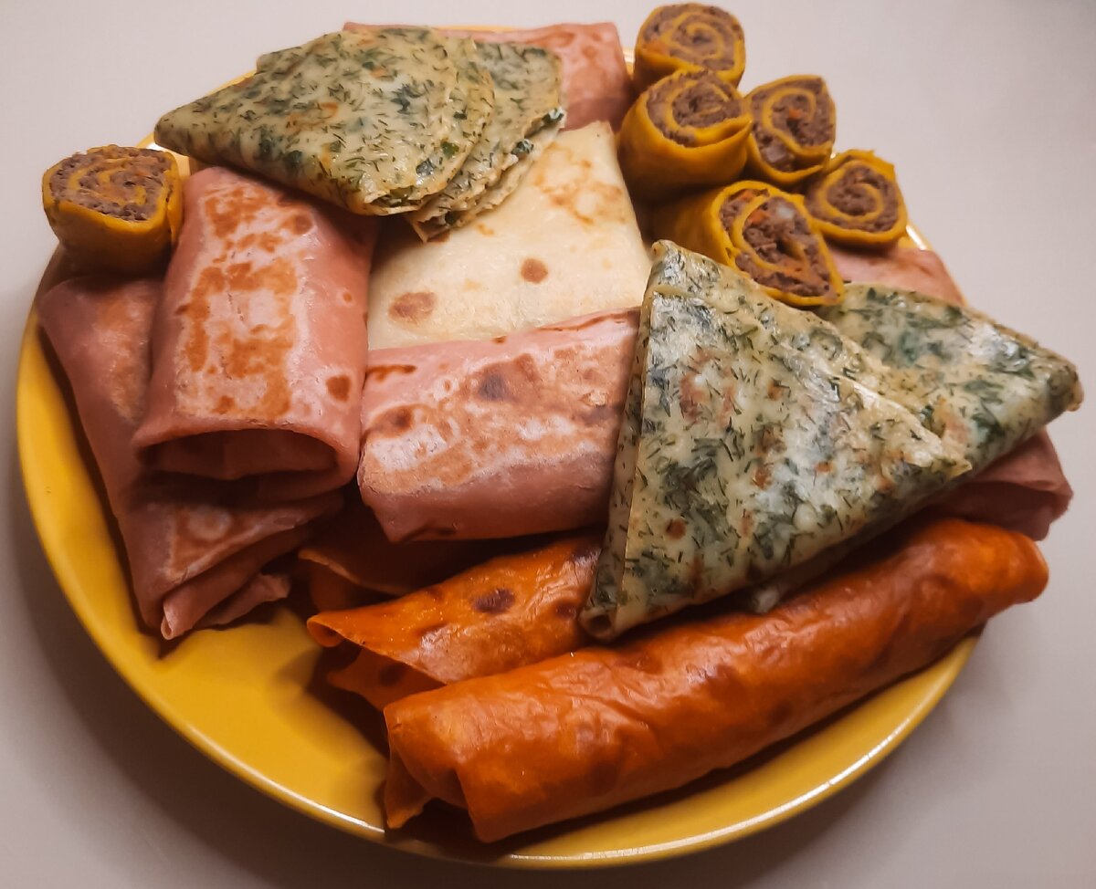 Сытные начинки для блинов