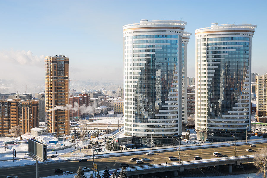 Здания новосибирска фото