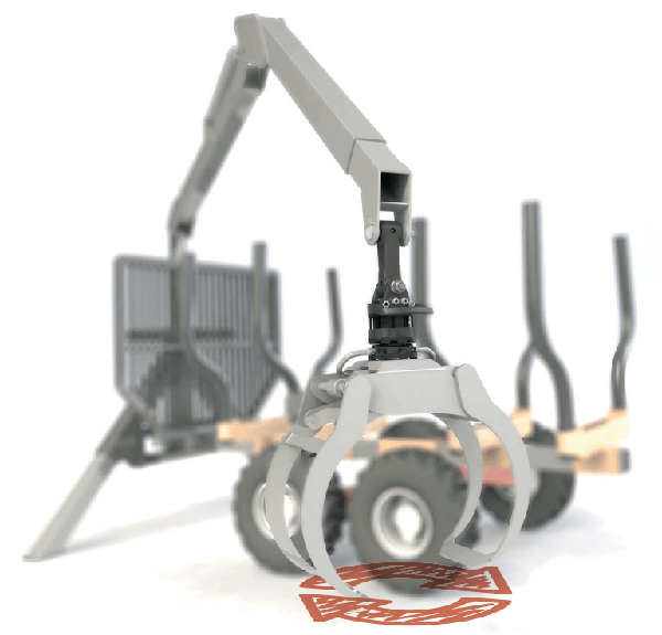 Ротатор на подвеске BALTROTORS обеспечивают неограниченное вращение грейфера