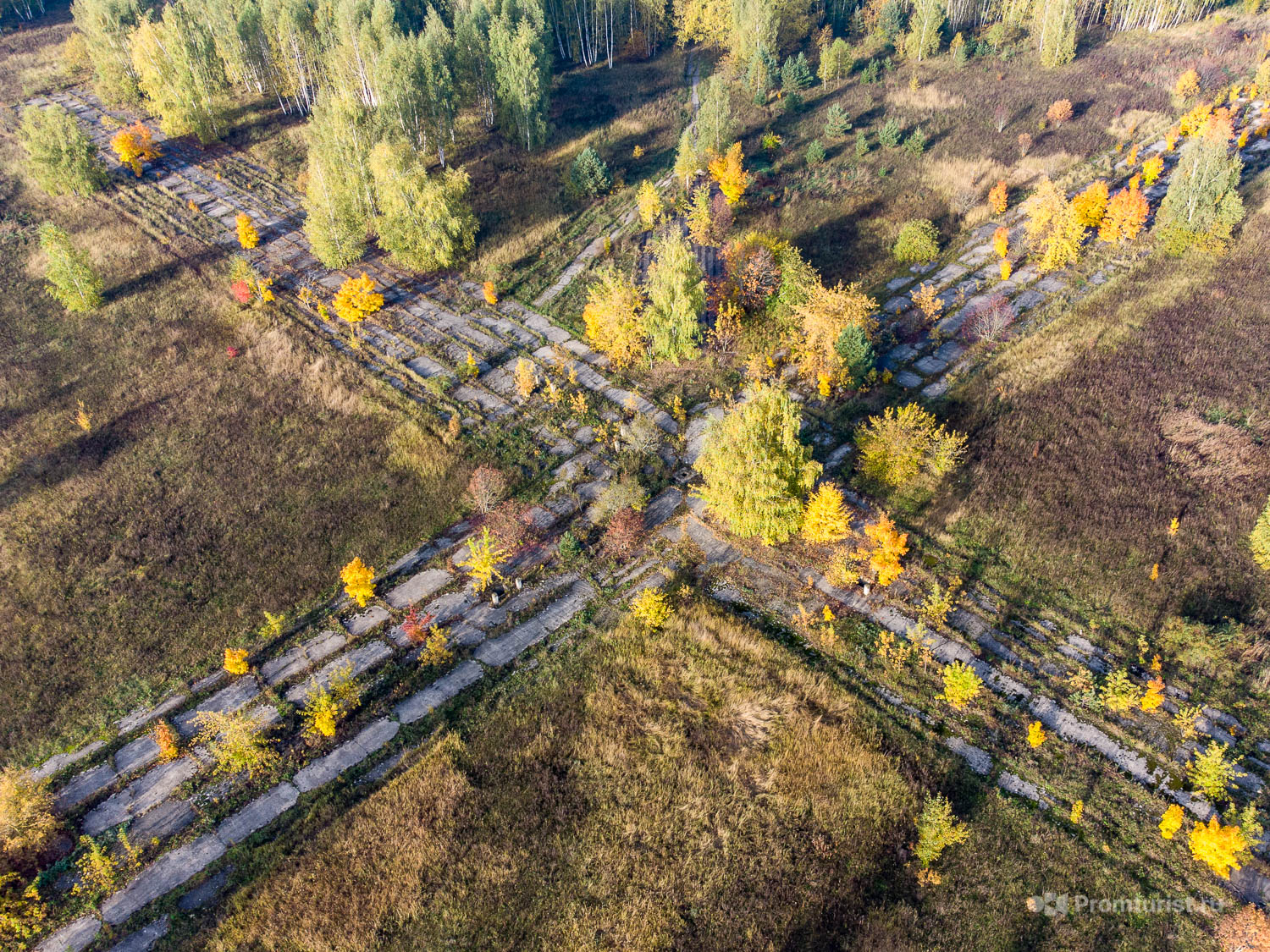 Огромный крест из бетонных плит, который видно из космоса. Выяснил, что это ✖️??0