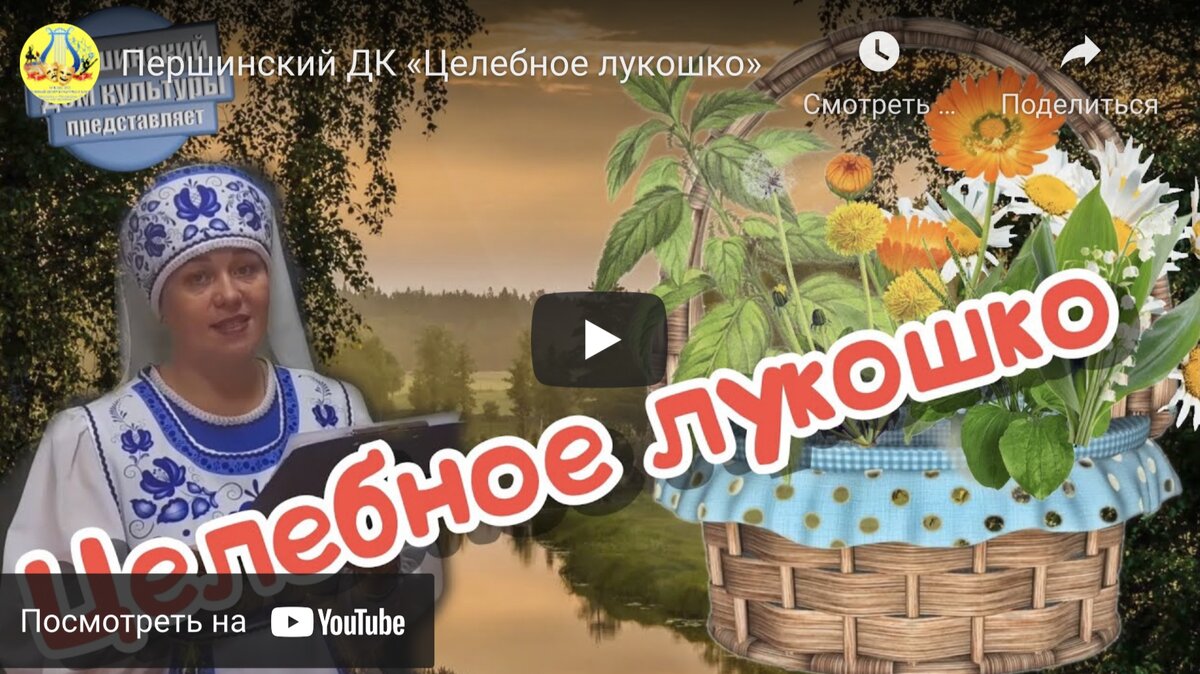 Целебное лукошко» | «Культурная жизнь глубинки» Першинский Дом культуры |  Дзен