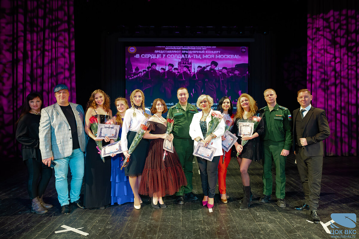 Творческая группа ЦОК ВКС представила в Солнечногорске концертную программу «В сердце у солдата – ты, моя Москва!»