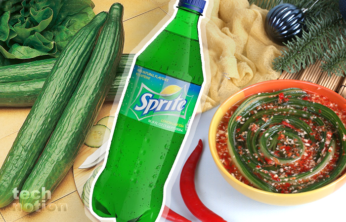 Маринуем огурцы в Sprite / Изображение: дзен-канал technotion
