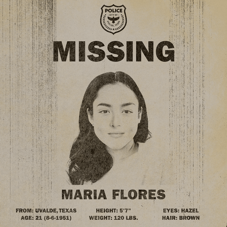 плакат Maria missing