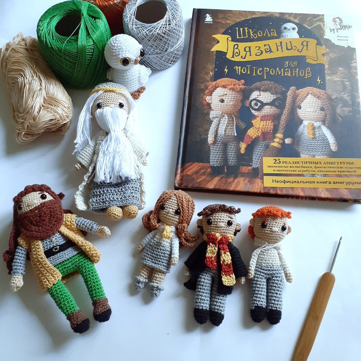 Моё поттеровязание, уже 6 персонажей из книжки😊