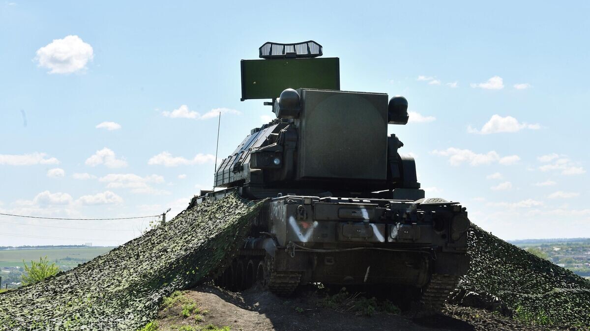    Зенитный ракетный комплекс "Тор М2У" Вооруженных сил России работает в зоне проведения специальной военной операции на Украине© РИА Новости / РИА Новости