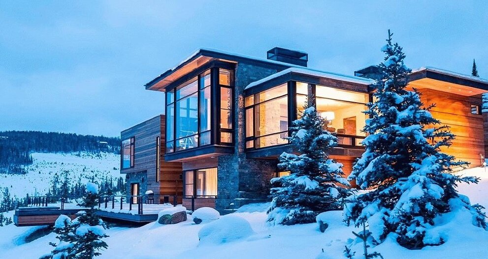 Дом с плоской кровлей