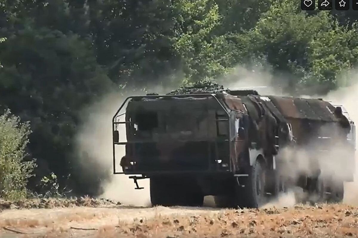    Боевая работа расчетов ОТРК «Искандер-М» в зоне СВО.