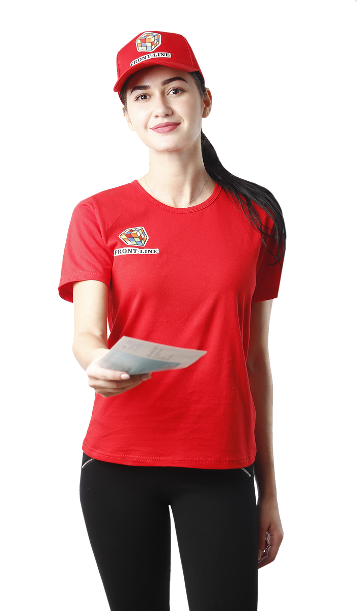 Промоутер. Раздача листовок.