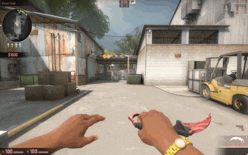 трюки с Керамбитом в КС ГО