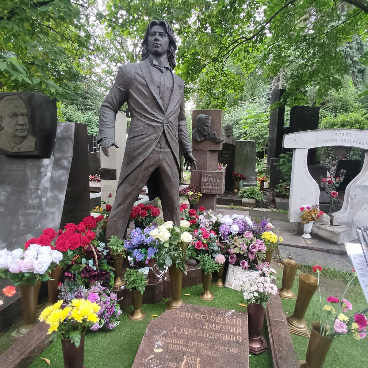 новодевичье кладбище могилы знаменитостей фото показать