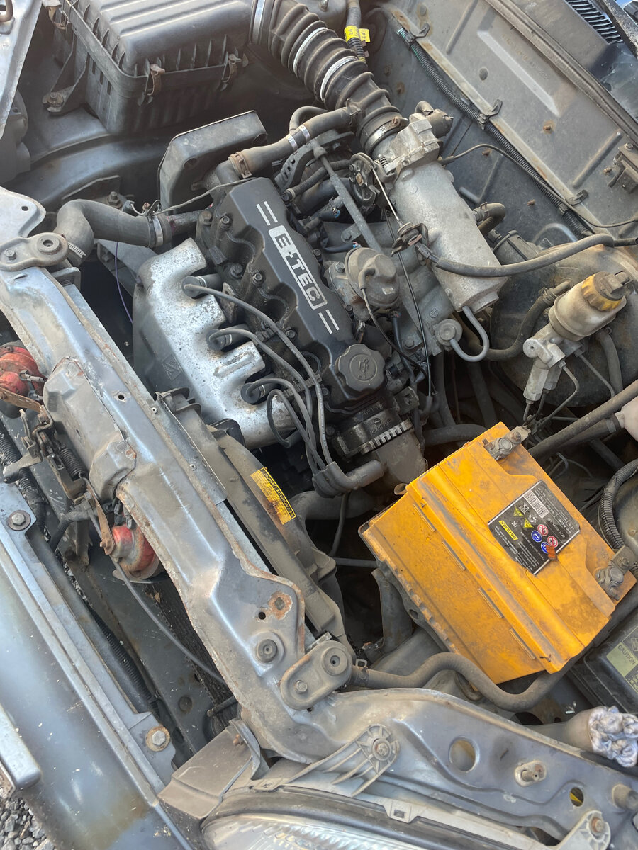 Перекос двигателя из-за подушки. 