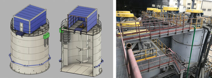 Контактный чан РИФ с перемешивающим устройством производства НПО «РИВС»